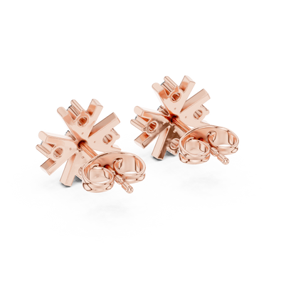 Mariselle Radiant Starburst Diamond Studs