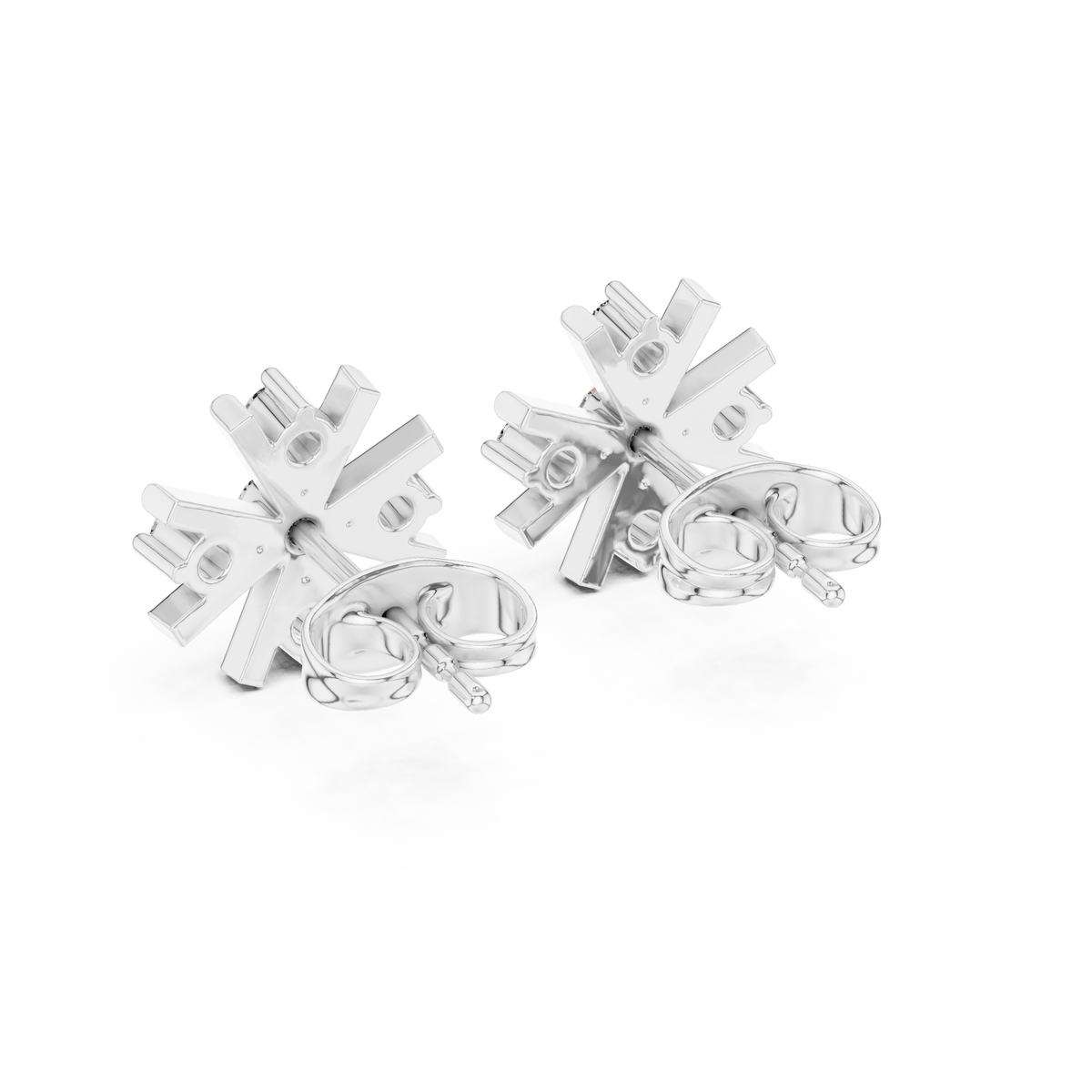 Mariselle Radiant Starburst Diamond Studs
