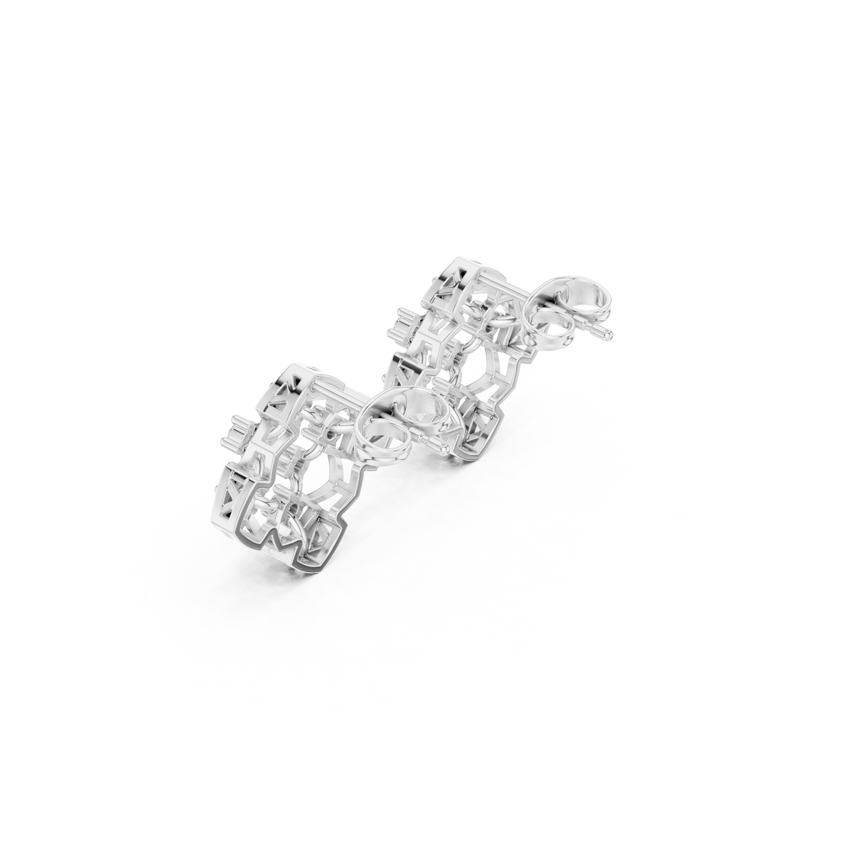 Zelvara Clover Diamond Cluster Studs
