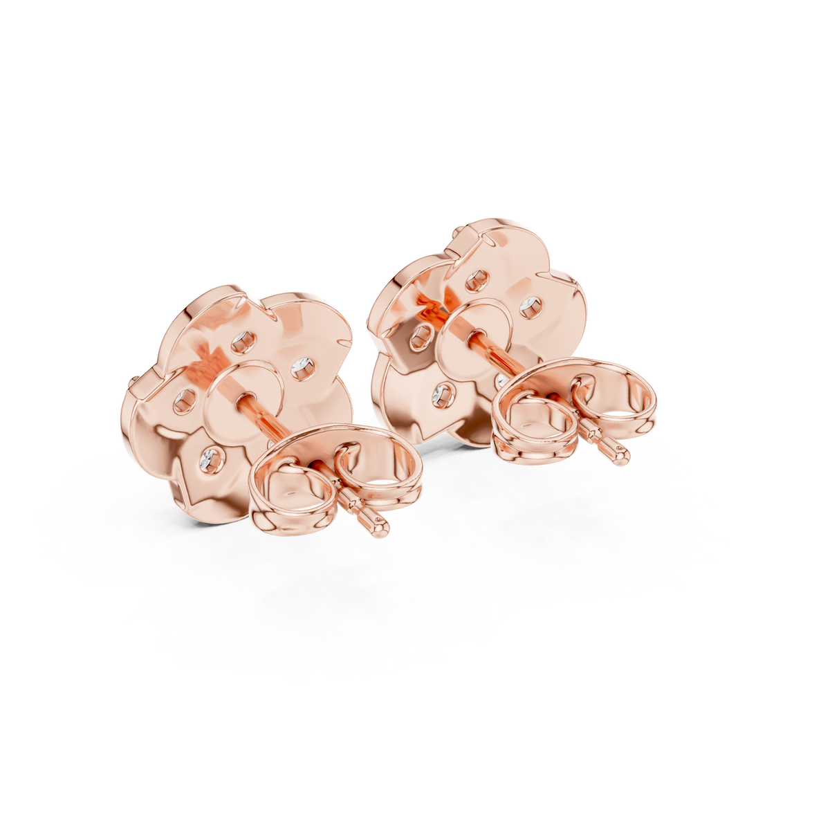 Calvera Sculpted Floral Cluster Studs
