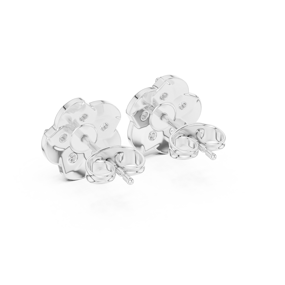 Calvera Sculpted Floral Cluster Studs