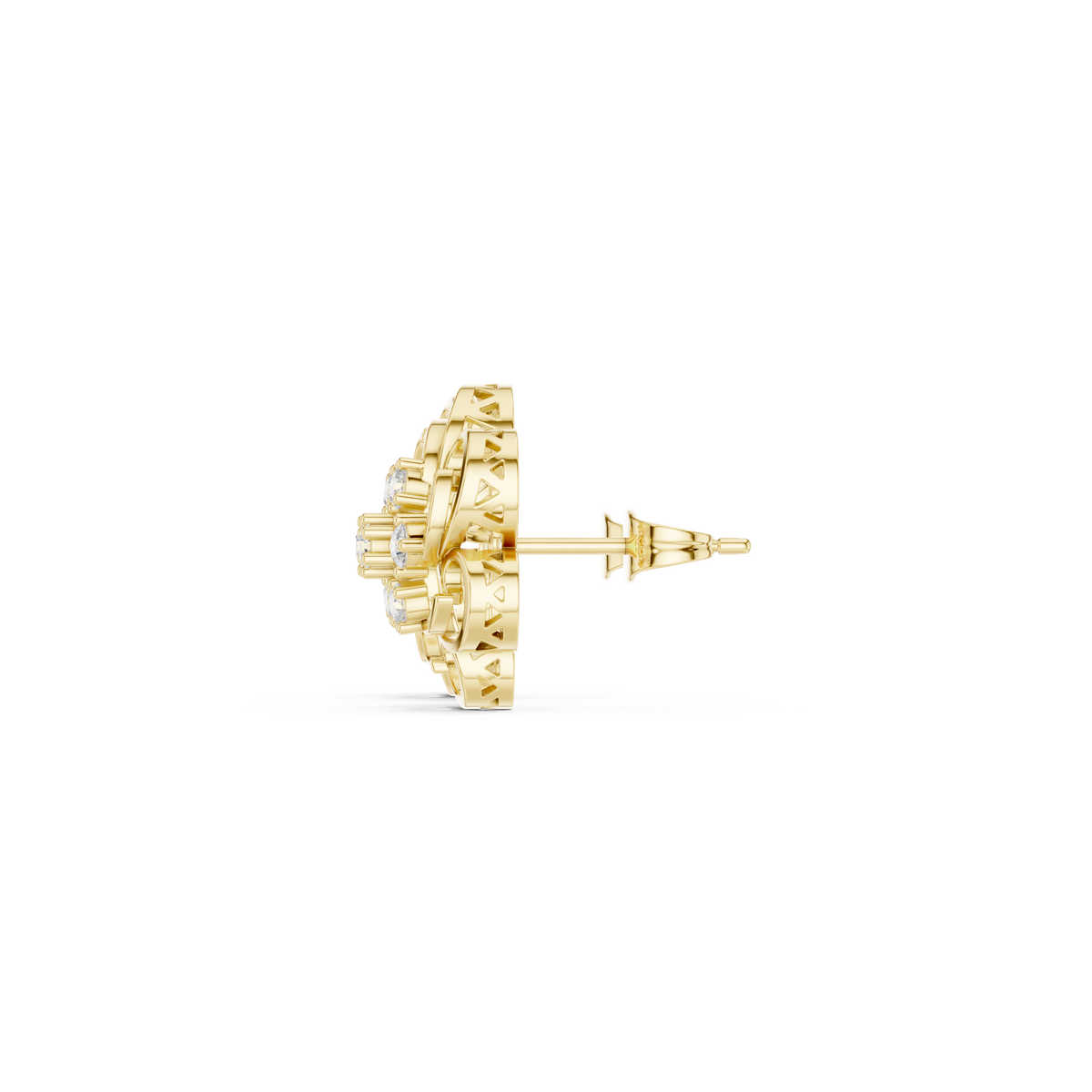 Aurevia Swirl Bloom Diamond Studs