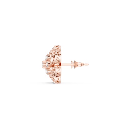 Aurevia Swirl Bloom Diamond Studs