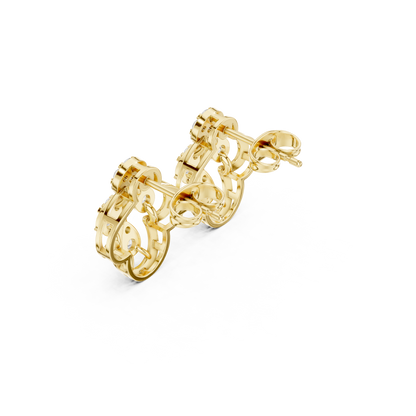 Seloria Petal Loop Diamond Studs