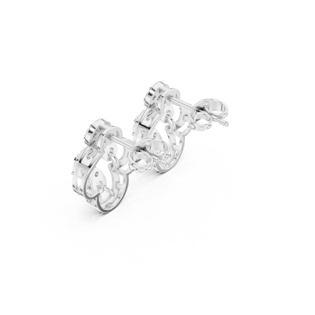 Seloria Petal Loop Diamond Studs