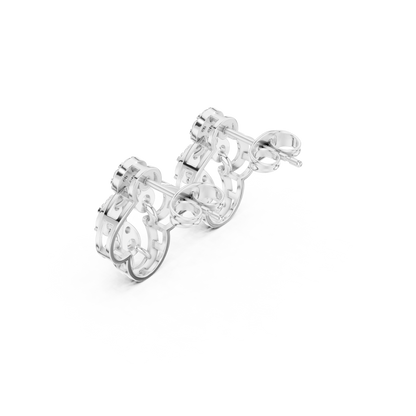 Seloria Petal Loop Diamond Studs