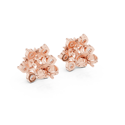 Celestial Hexa Star Diamond Studs
