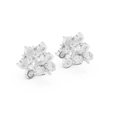 Celestial Hexa Star Diamond Studs