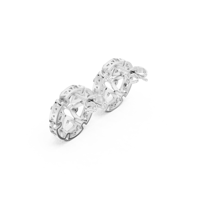 Luminous Petal Bloom Diamond Studs
