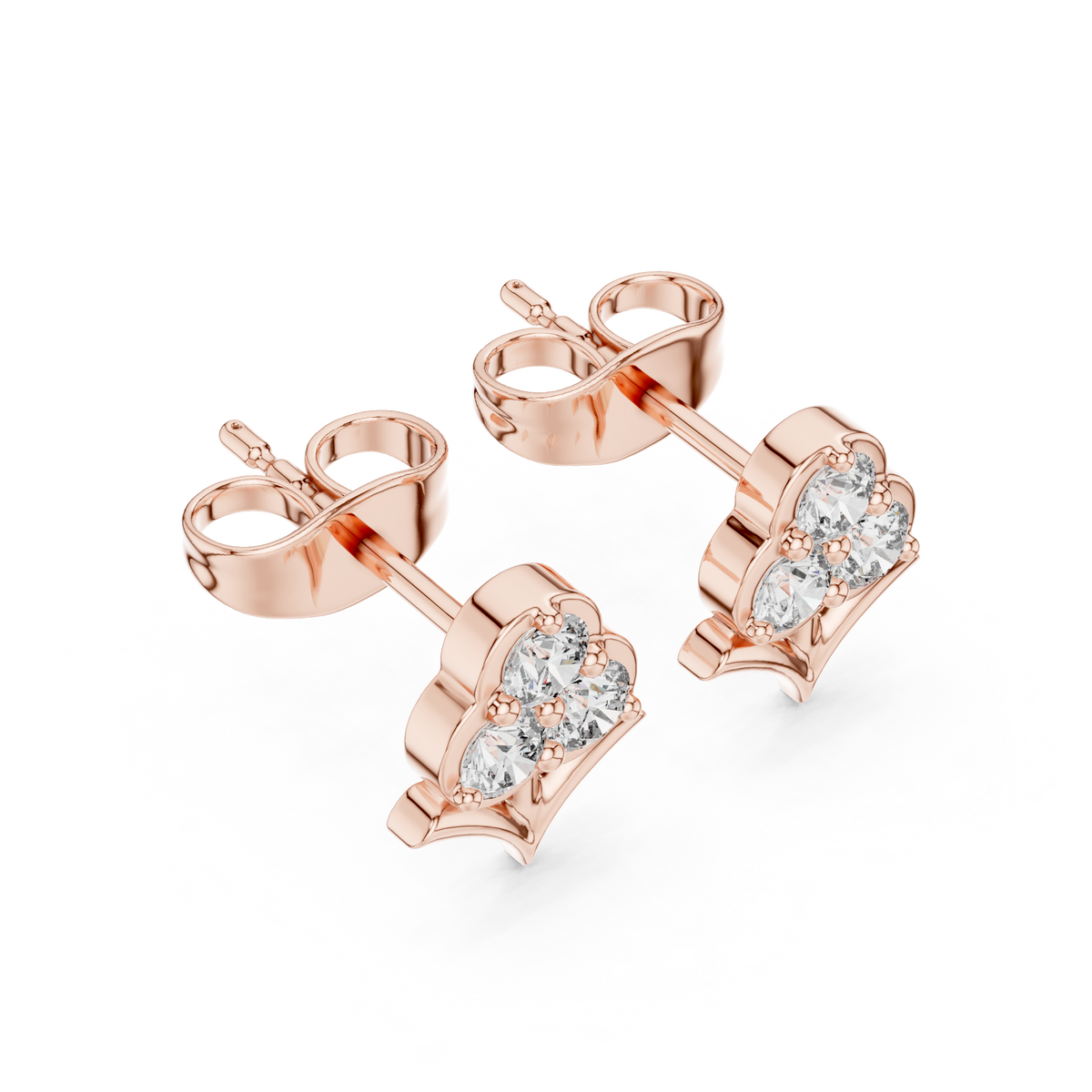 Clover Bloom Diamond Studs