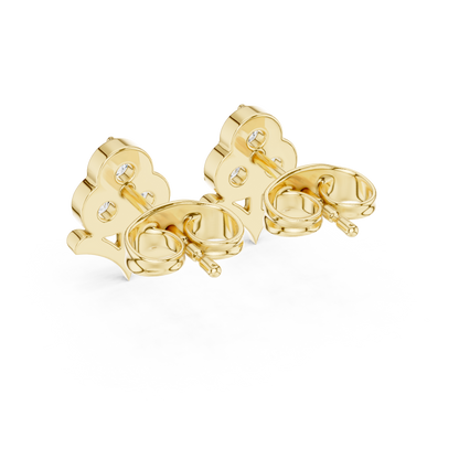 Clover Bloom Diamond Studs
