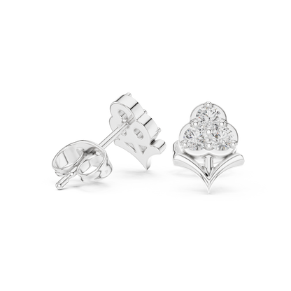 Clover Bloom Diamond Studs