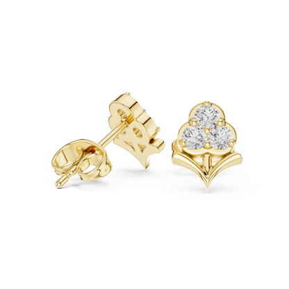 Clover Bloom Diamond Studs