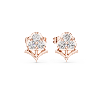 Clover Bloom Diamond Studs