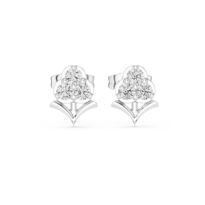 Clover Bloom Diamond Studs