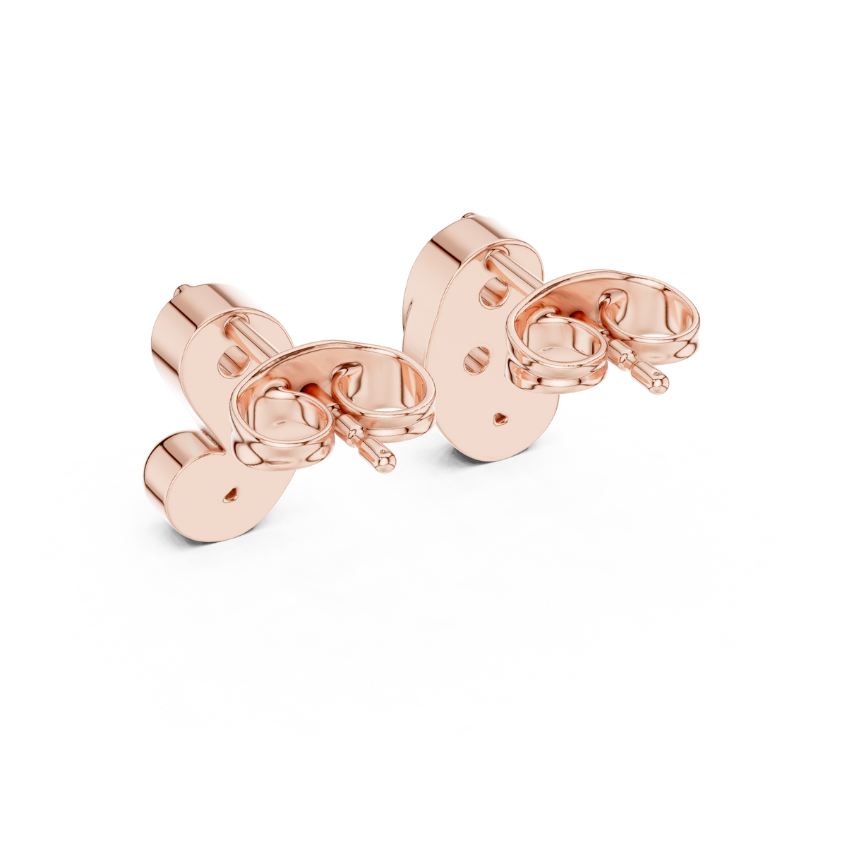 Sculpted Duo Curve Diamond Studs