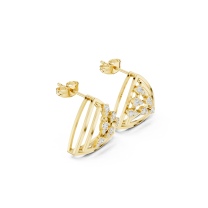 Trielle Bloom Diamond Studs