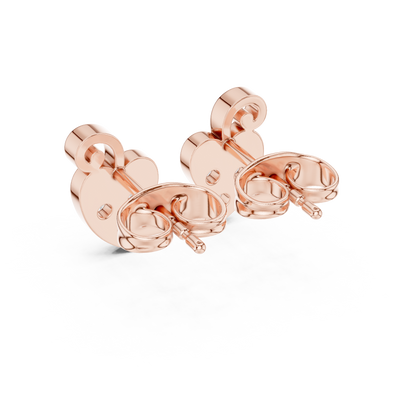 Heartleaf Swirl Quartet Diamond Studs