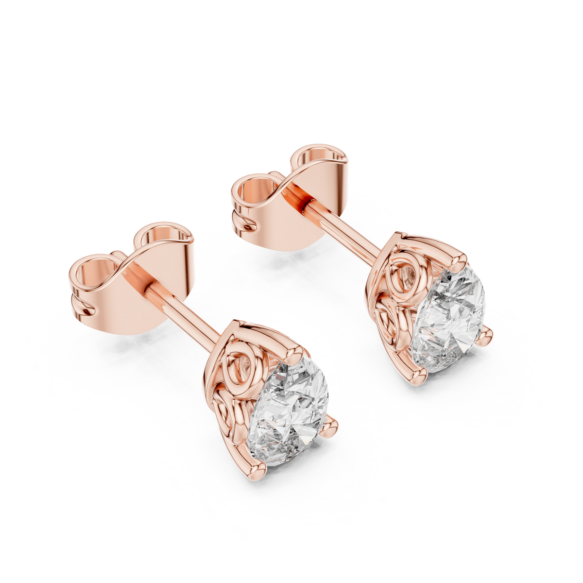 Elaris Pear Diamond Studs