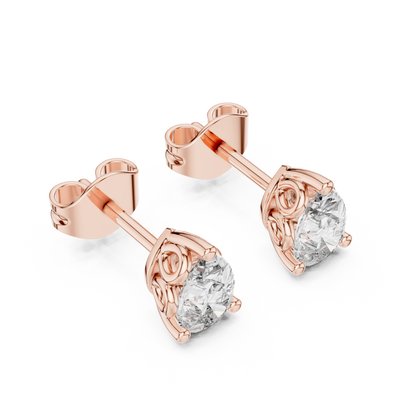 Elaris Pear Diamond Studs