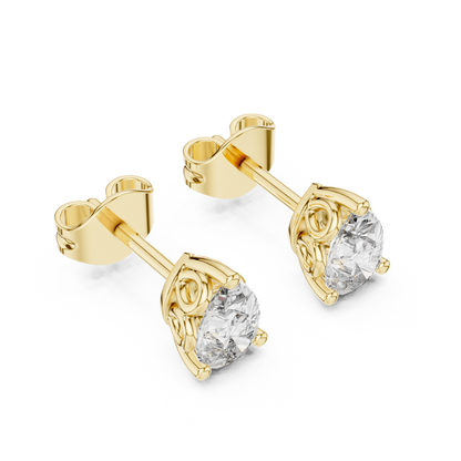 Elaris Pear Diamond Studs