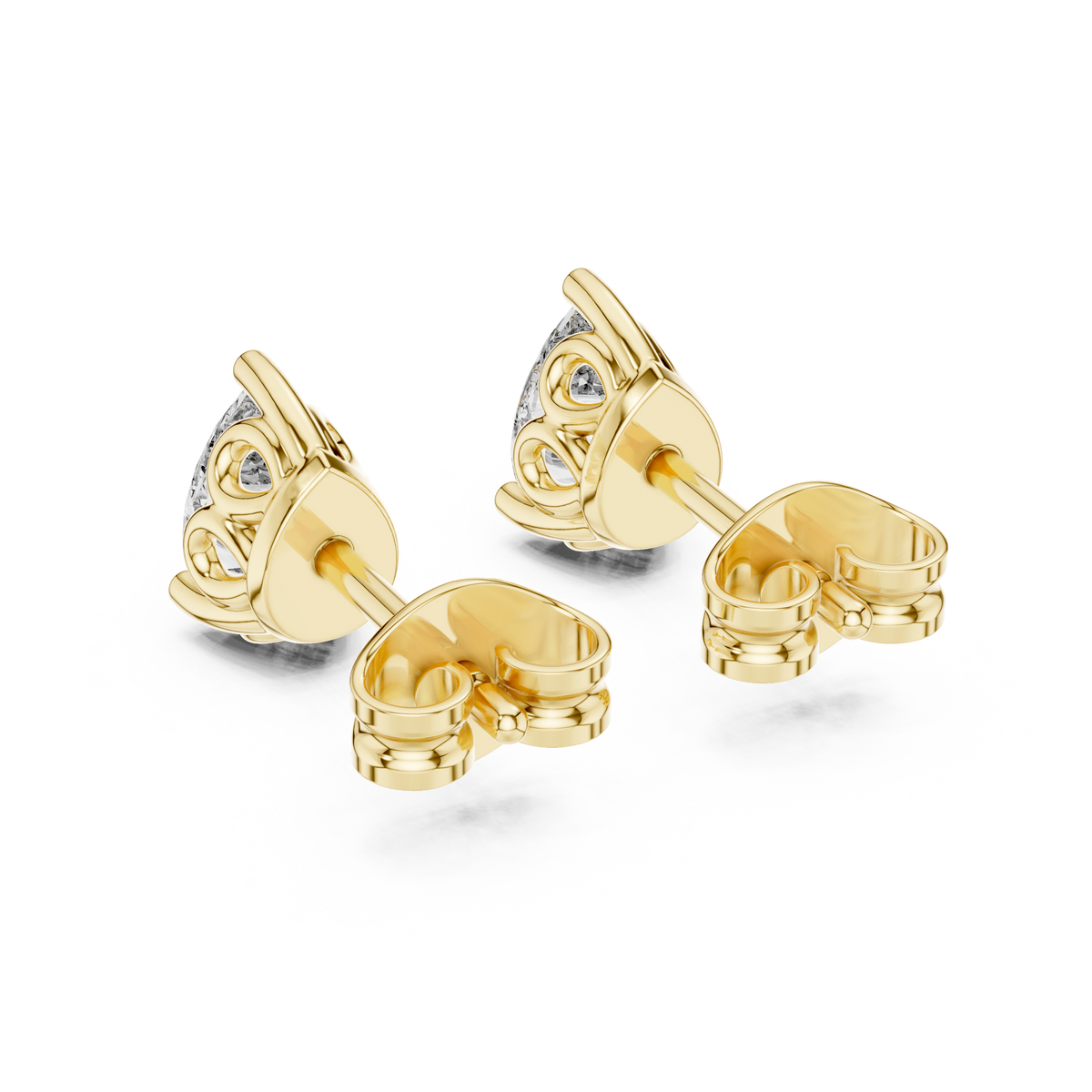 Elaris Pear Diamond Studs