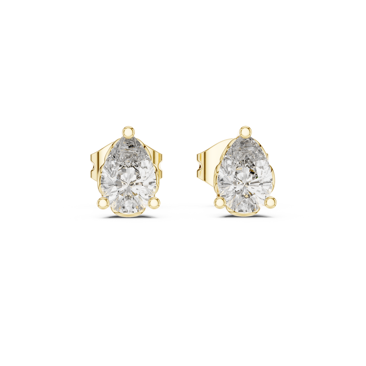 Elaris Pear Diamond Studs