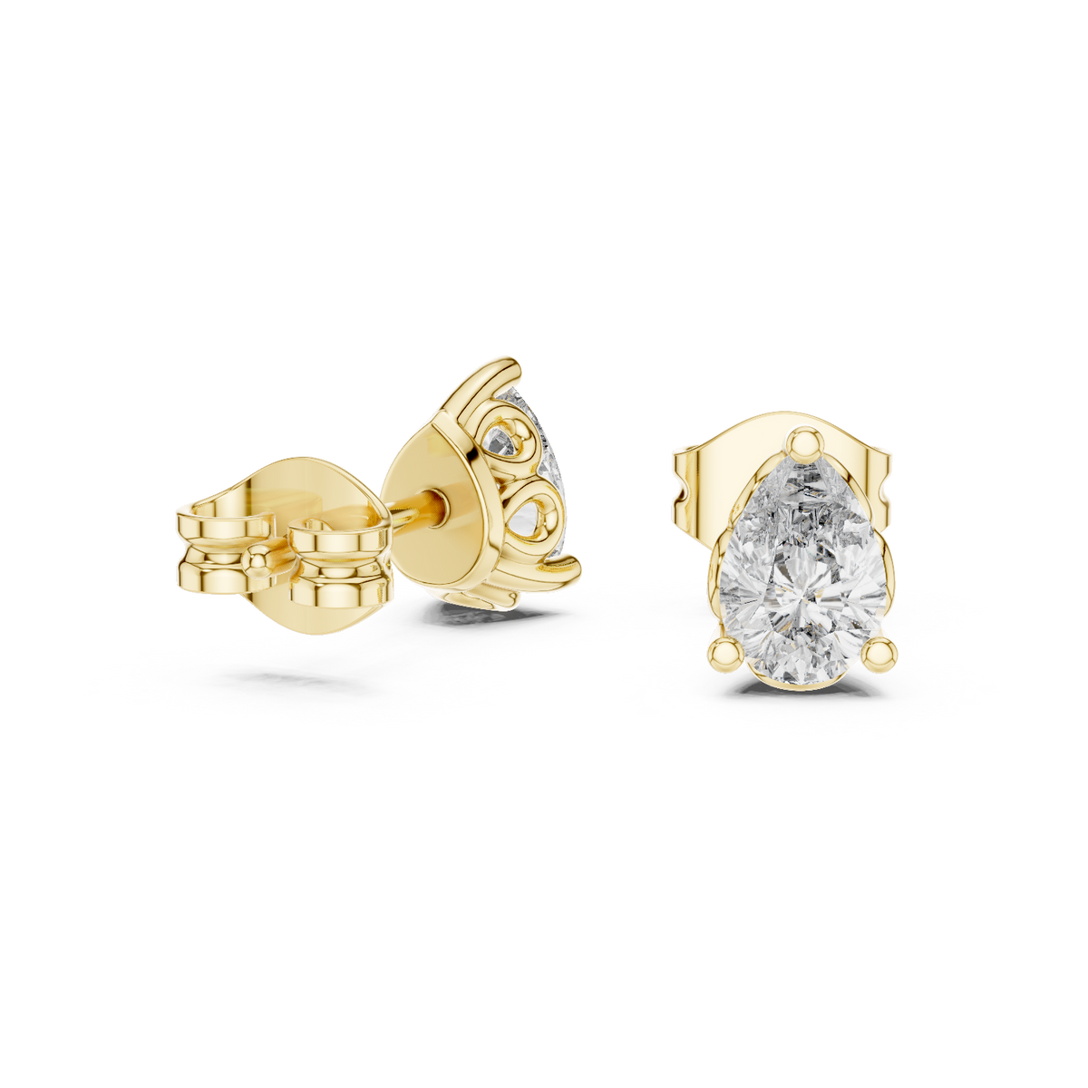 Elaris Pear Diamond Studs