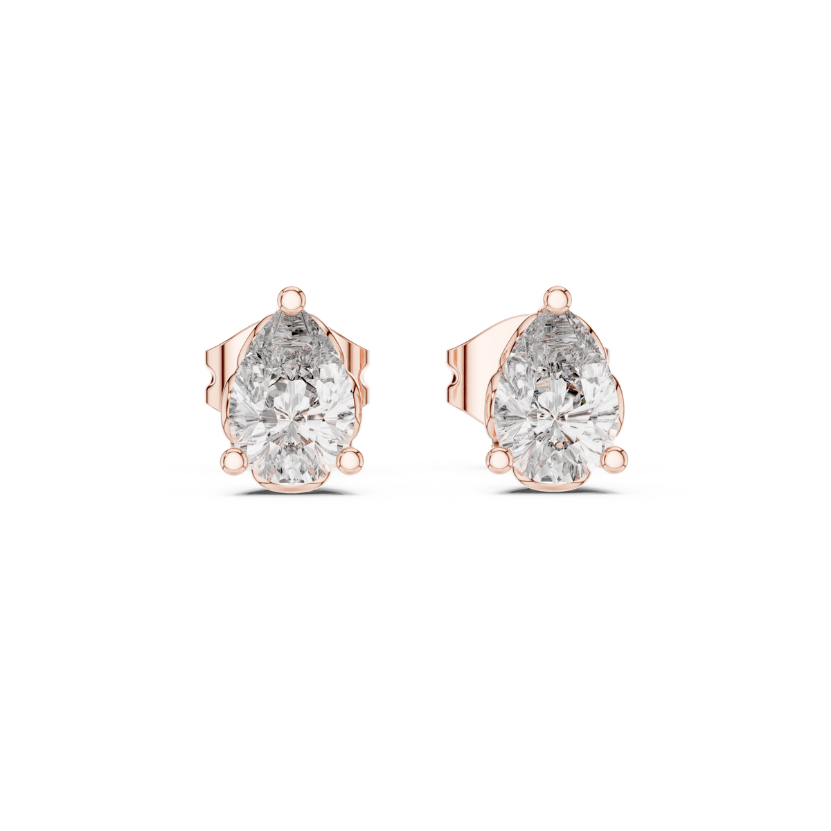 Elaris Pear Diamond Studs
