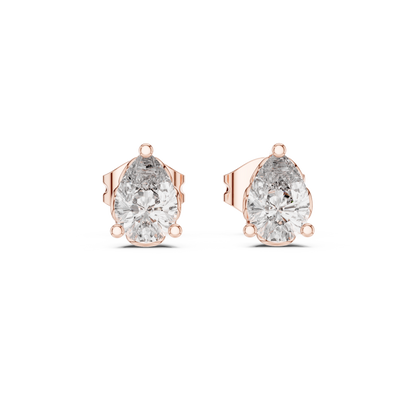 Elaris Pear Diamond Studs