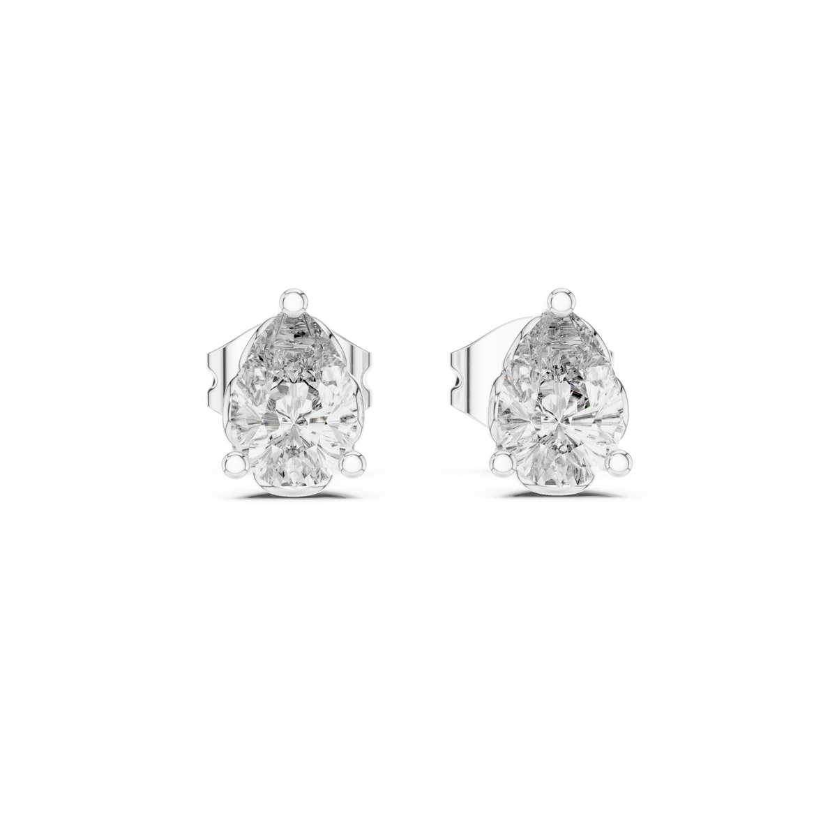 Elaris Pear Diamond Studs