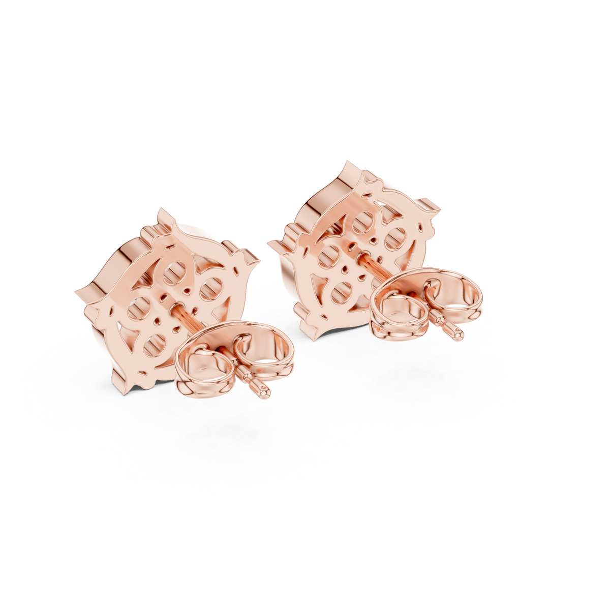 Regal Vine Blossom Diamond Studs