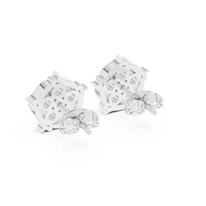 Regal Vine Blossom Diamond Studs