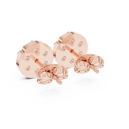 Scalloped Bloom Cluster Diamond Studs