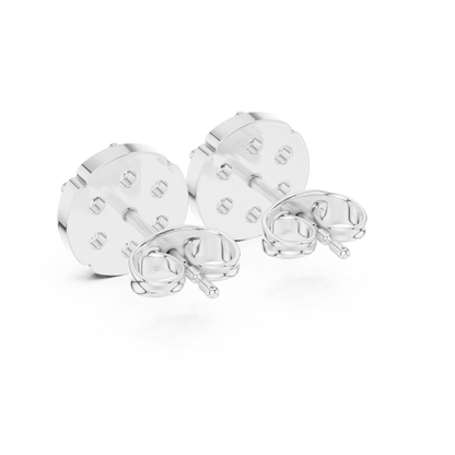 Scalloped Bloom Cluster Diamond Studs