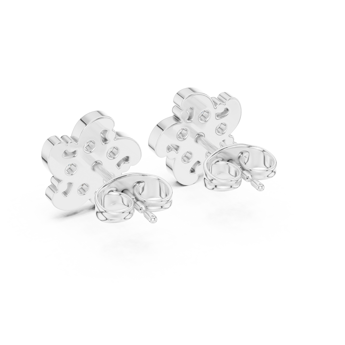 Petal Mosaic Cluster Diamond Studs