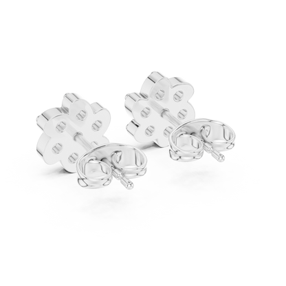 Blossom Petal Cluster Diamond Studs