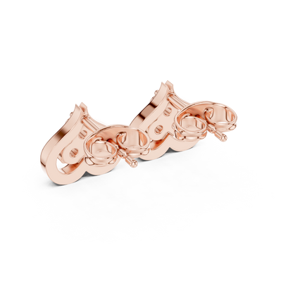 Trinity Heartleaf Cluster Diamond Studs