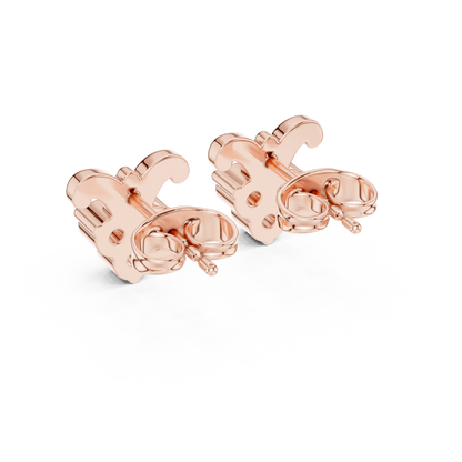 Bow Petal Trinity Diamond Studs