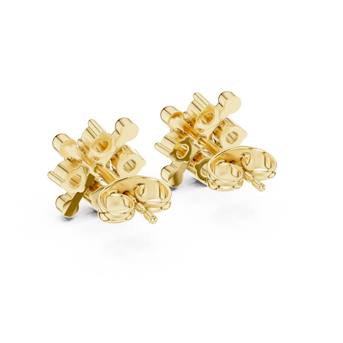 Compass Bloom Cluster Diamond Studs