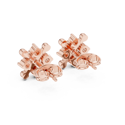 Compass Bloom Cluster Diamond Studs