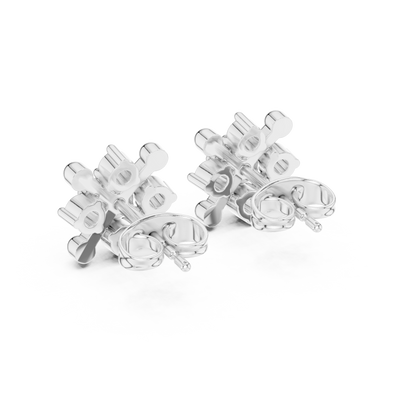 Compass Bloom Cluster Diamond Studs
