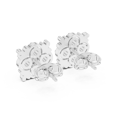 Regal Quatrefoil Bloom Diamond Studs