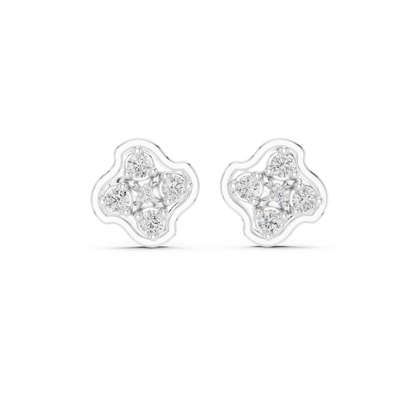 Petal Crown Quintet Diamond Studs