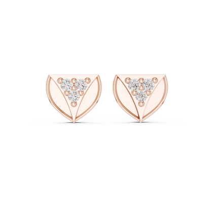 Prism Triad Frame Diamond Studs