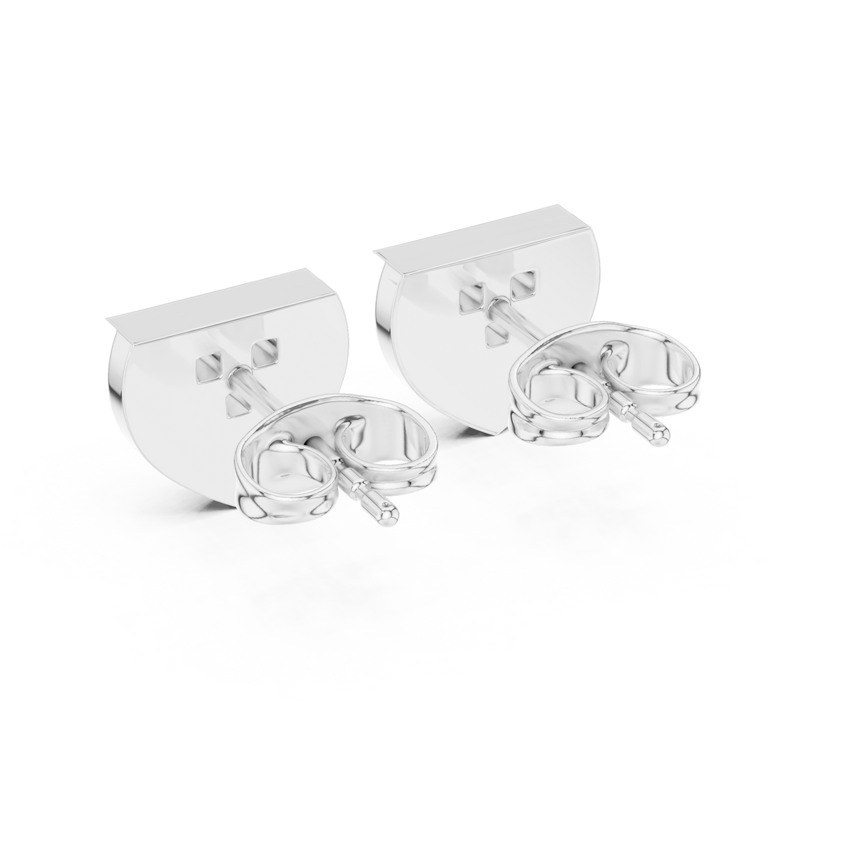 Prism Triad Frame Diamond Studs