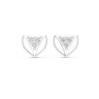 Prism Triad Frame Diamond Studs