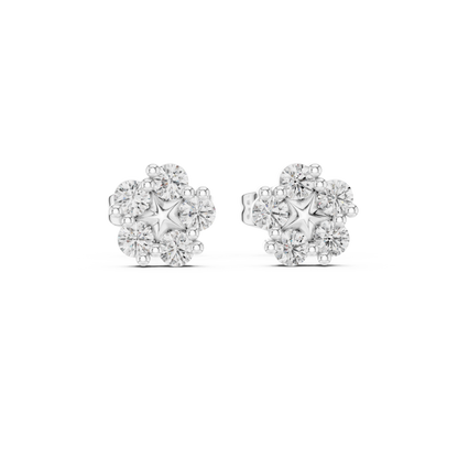 Celestial Five Point Diamond Studs