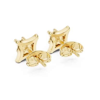 Regal Trifecta Frame Diamond Studs