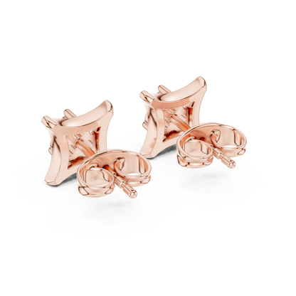 Regal Trifecta Frame Diamond Studs
